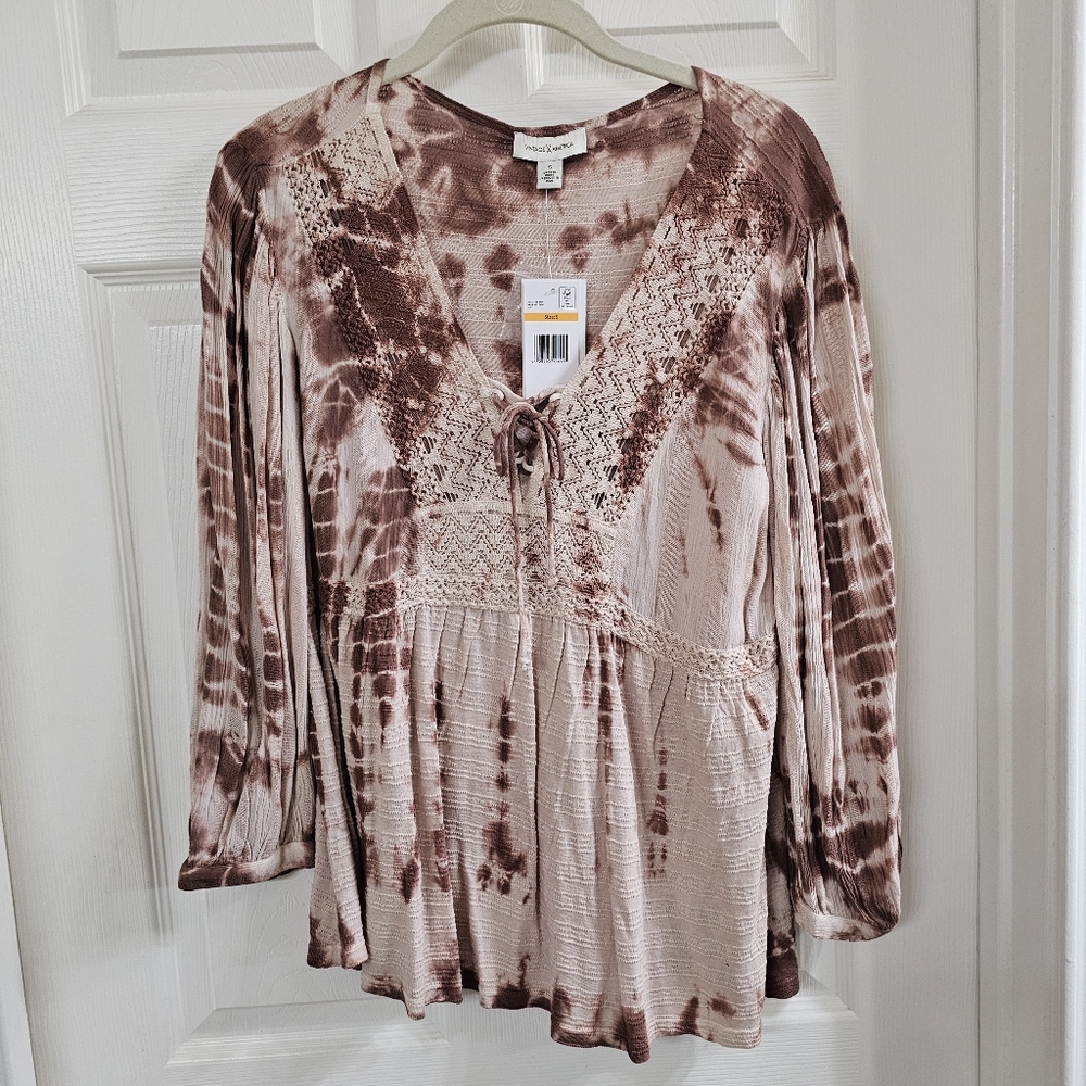 Bohemian Tie-Dye Top